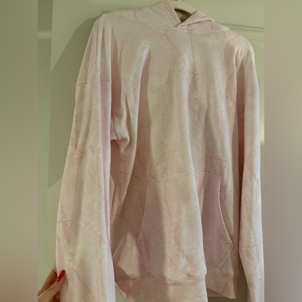 Pink camo hoodie